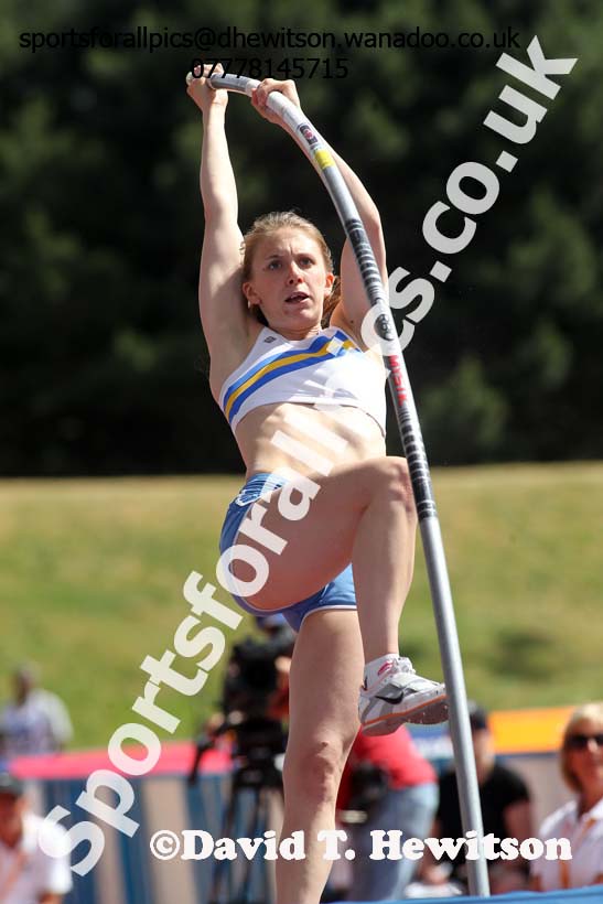 Womens pole vault, Sainsbury's British Champs, Alexander Stadium, Birmingham. Photo: David T. Hewitson/Sprts for All Pics